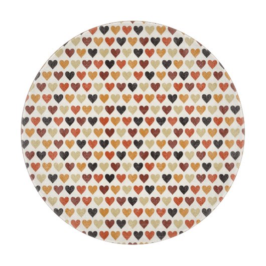 ZWART SINAASAPPEL ROOD BRUINE HERFST HARTEN SNIJPLANK (Voorkant)