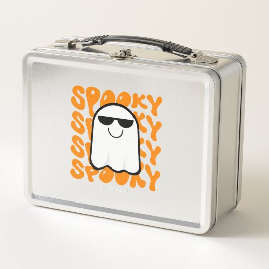 Zwart Sinaasappel Spooky Halloween (Voorkant)