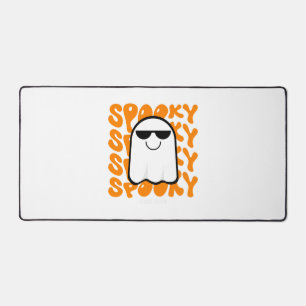 Zwart Sinaasappel Spooky Halloween Bureaumat