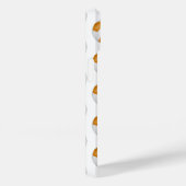 Zwart sinaasappel voetballen patroon monogram Case-Mate iPhone case (Achterkant / Rechts)