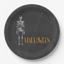 Zwart Skelet Spiderweb Halloween Party