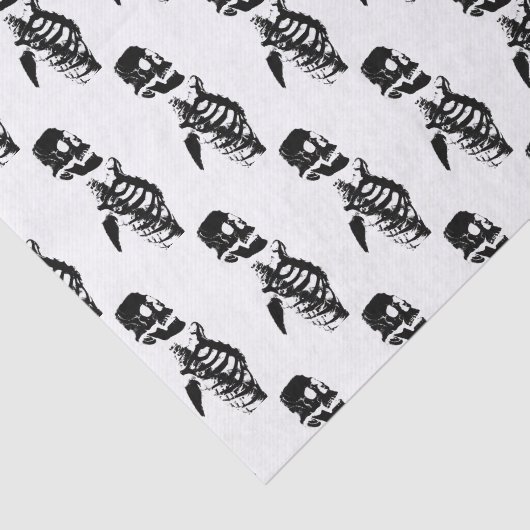 ZWART SKELET Tissue Paper Tissuepapier (Detail)