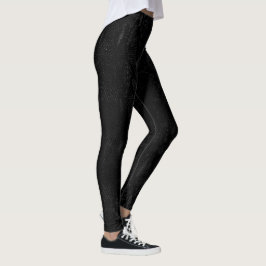 Zwart slangenhuidafdrukken leggings