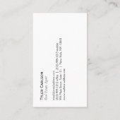 Zwart Slank / Beige Trim / Home Logo Visitekaartje (Achterkant)