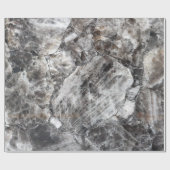 Zwart Smokey Quartz inpakpapier (Vlak)