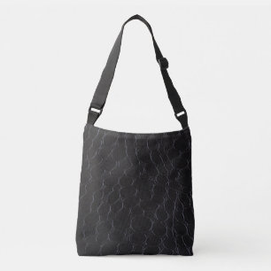 Zwart Snake Lederen print Crossbody Bag Tas