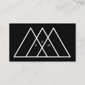 Zwart Snakeskin Print Design Visitekaartje (Achterkant)