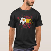 Zwart Spanje T-shirt. 01 T-shirt (Voorkant)