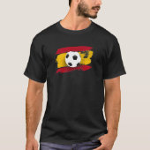 Zwart Spanje T-shirt. 07 T-shirt (Voorkant)