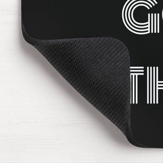 Zwart, speciaal gepersonaliseerd, JE HEBT DEZE Mot Muismat (Hoek)