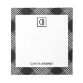 Zwart speldenNotitieblok Notitieblok (Voorkant)