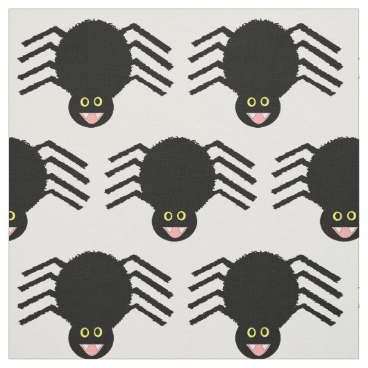 Zwart spin-patterned Craft Fabric Stof (Swatch)