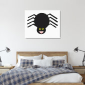 Zwart spincanvas afdrukken (Insitu (Slaapkamer))