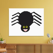 Zwart spincanvas afdrukken (Insitu (Woonkamer))
