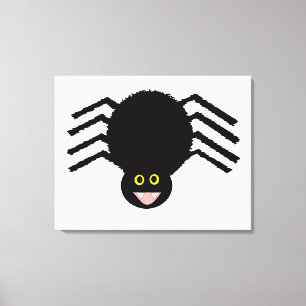 Zwart spincanvas afdrukken