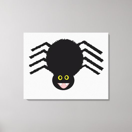 Zwart spincanvas afdrukken (Voorkant)