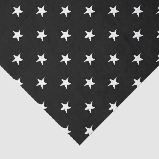 Zwart staalpapier voor sterren tissuepapier (Detail)