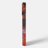 Zwart Stalhengst Bloemstuk Kunstontwerp Case-Mate iPhone Case (Achterkant / Links)