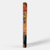 Zwart Stalhengst Bloemstuk Kunstontwerp Case-Mate iPhone Case (Achterkant / Rechts)