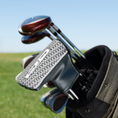Zwart standaardlint door Kenneth Yoncich Golfheadcover (Insitu)