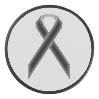 Zwart standaardlint door Kenneth Yoncich Hockey Puck