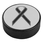 Zwart standaardlint door Kenneth Yoncich Hockey Puck (3/4)