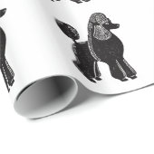 Zwart standaardpapier voor verpakkingsdoeleinden cadeaupapier (Rol Hoek)