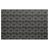 Zwart Star-patroon Stof (Fat Quarter)