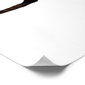 Zwart Star-vulkanisch Poster (Hoek)