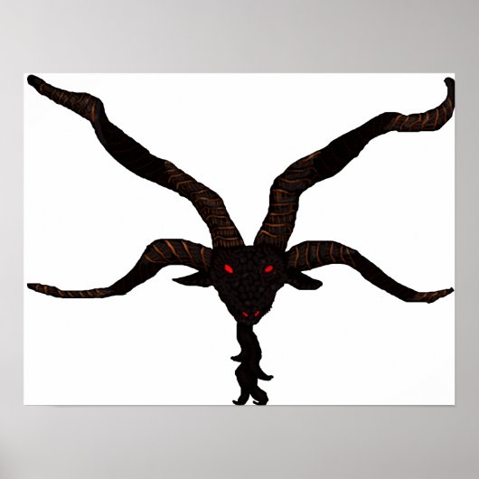 Zwart Star-vulkanisch Poster (Voorkant)