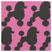 Zwart station op roze stof (Close Up)