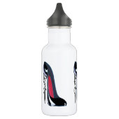 Zwart steampunk, naaktslak waterfles  (Links)