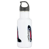 Zwart steampunk, naaktslak waterfles  (Achterkant)