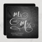 Zwart stenen gloed kaart (Voorkant / Achterkant)