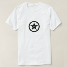 Zwart Ster Schild T-shirt