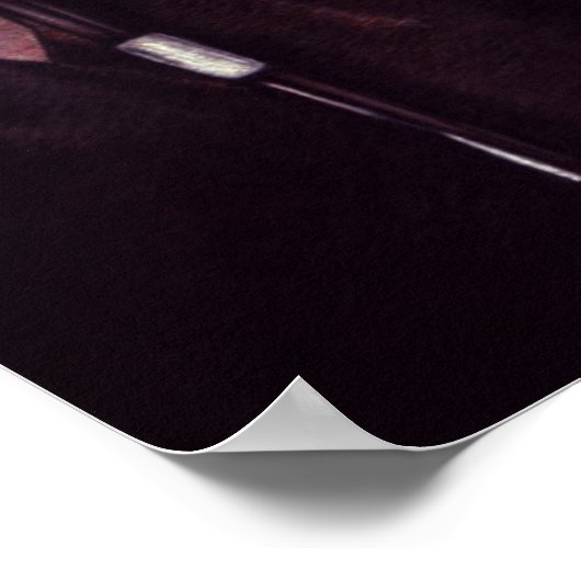 Zwart sterling II Poster (Hoek)