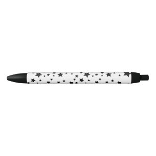 Zwart Sterrenpatroon Zwarte Inkt Pen