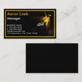 Zwart Stijlvol Automotive Visitekaartje (Voorkant / Achterkant)