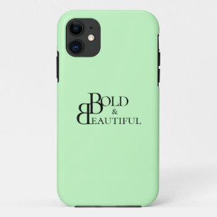 Zwart stijlvol Monogrammen met briefingontwerp Case-Mate iPhone Case