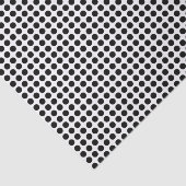 Zwart Stip op witpapier Tissuepapier (Detail)