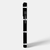 Zwart Stippen patroon - Aangepast Initiaal Case-Mate iPhone Case (Achterkant / Links)