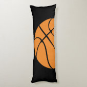 Zwart strak gekleurd kussen (Achterkant (Verticaal))