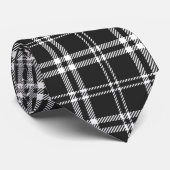 Zwart Stropdas (Opgerold)