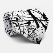 Zwart stropdas (Opgerold)