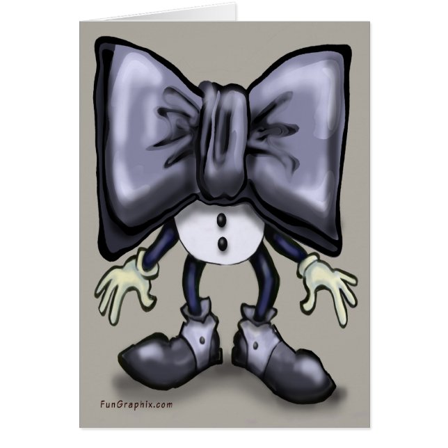 Zwart Stropdas (Voorkant)