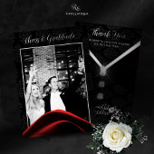 Zwart Stropdas Diamond bedankkaart