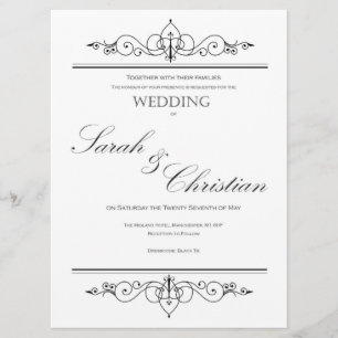 Zwart Stropdas - Elegant Simple - Weddenschap - Ui Kaart