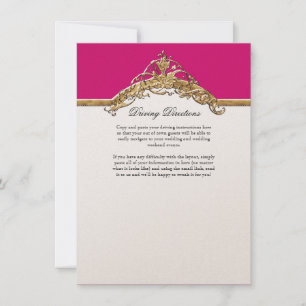Zwart Stropdas Elegantie 2, Golden Wedding Invitat Kaart