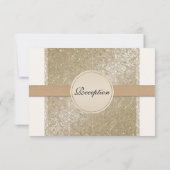 Zwart Stropdas Elegantie, Champagne bruiloft Detai Kaart (Achterkant)