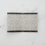 Zwart Stropdas Elegantie, dank u notities Kaarten (Binnen)